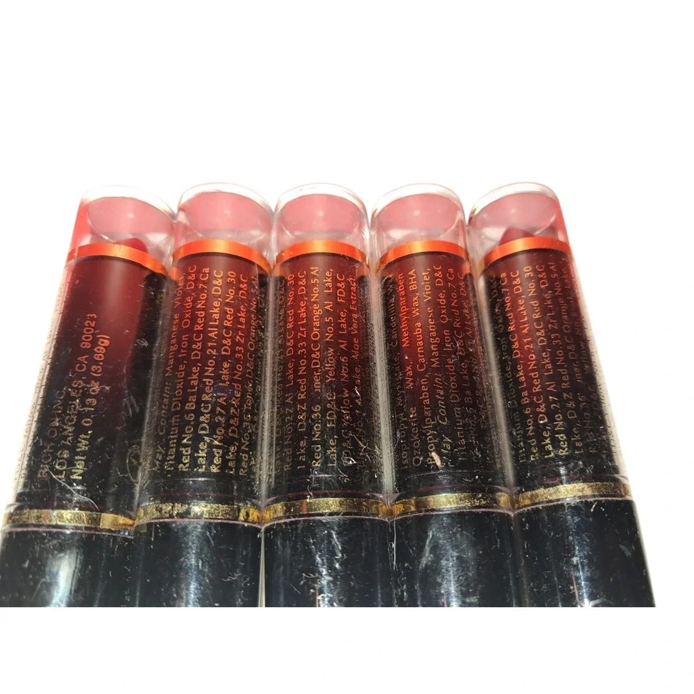 Princessa Aloe Lipstick  Lot Of 5  NEW/Not SEALED ( 1, 2, 6,‎ 10, 12)